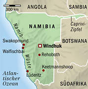 Namibia: Walvis Bay (oder auch Walfischbai genannt) liegt zwischen Atlantik und Namib