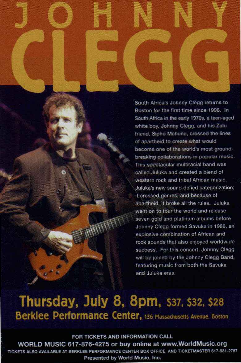 johnny clegg in boston (markie p.)